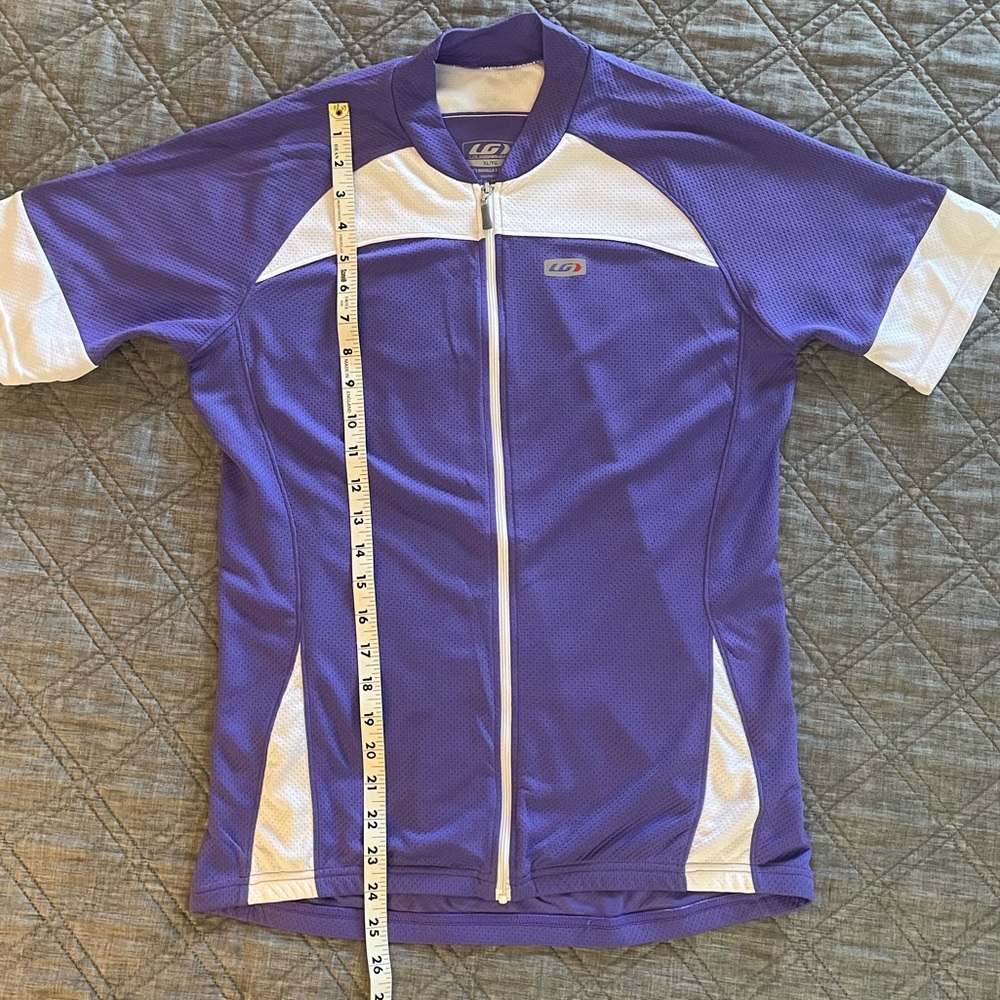 LouisGarneau Women’s Novella 2 Cycling Jersey Top Zipper Purple, Size XL - Picture 7 of 8